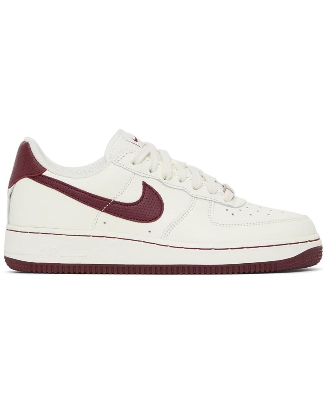 mens burgundy air force 1