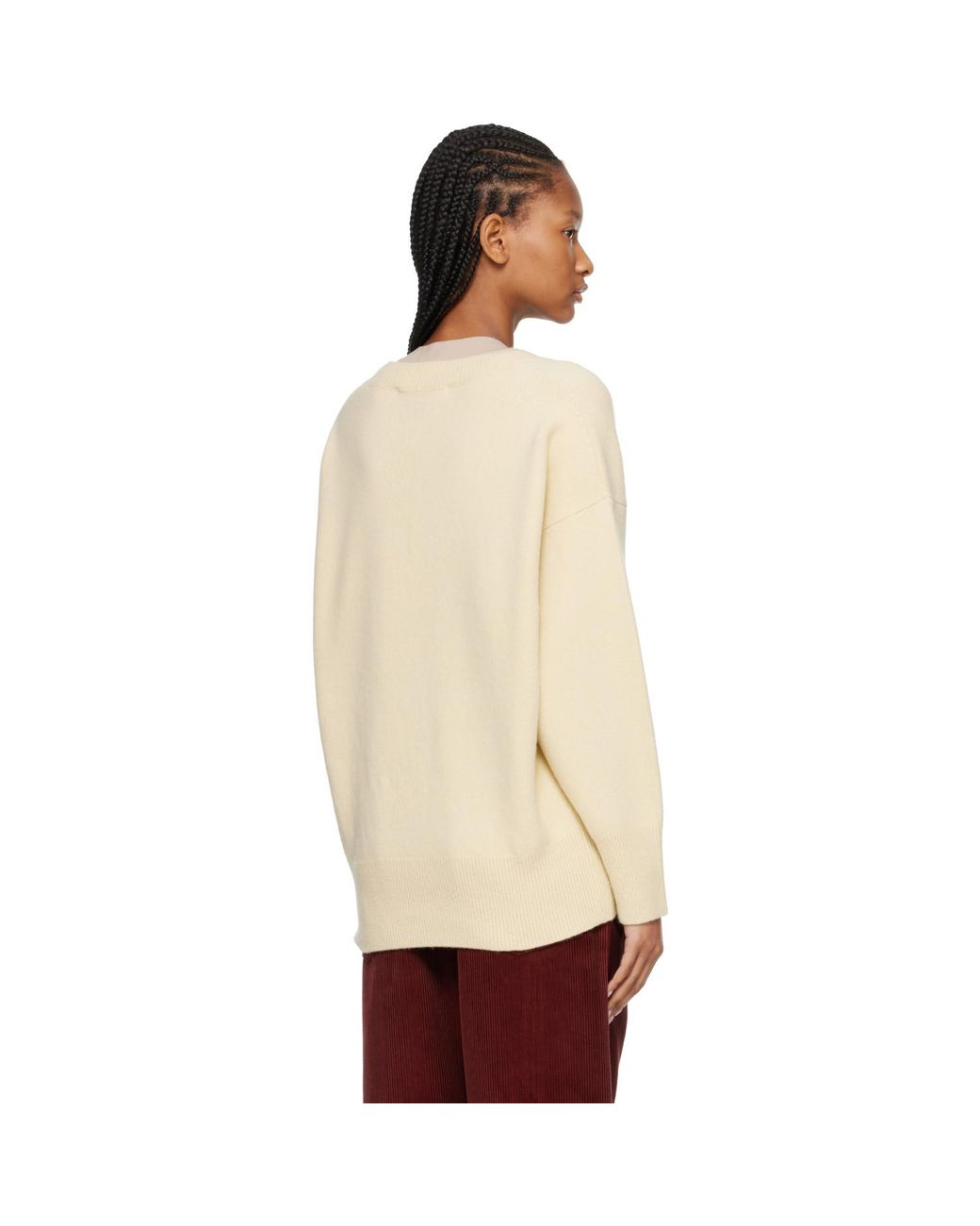 Rohe Natural Classic V-Neck Sweater