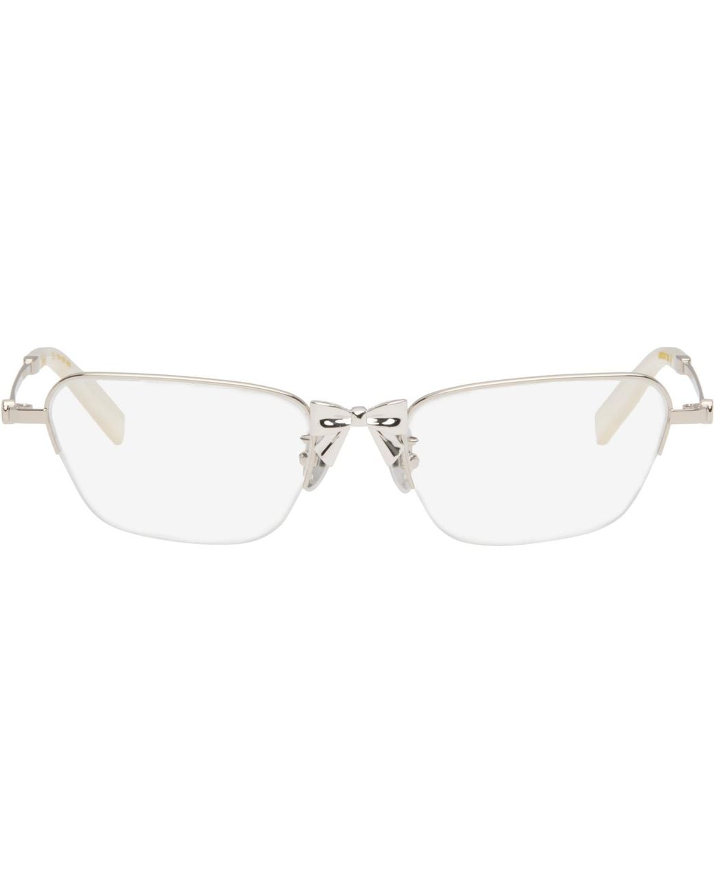 ShuShu/Tong Metallic Yvmin Edition Gemstone Bow Metal Glasses