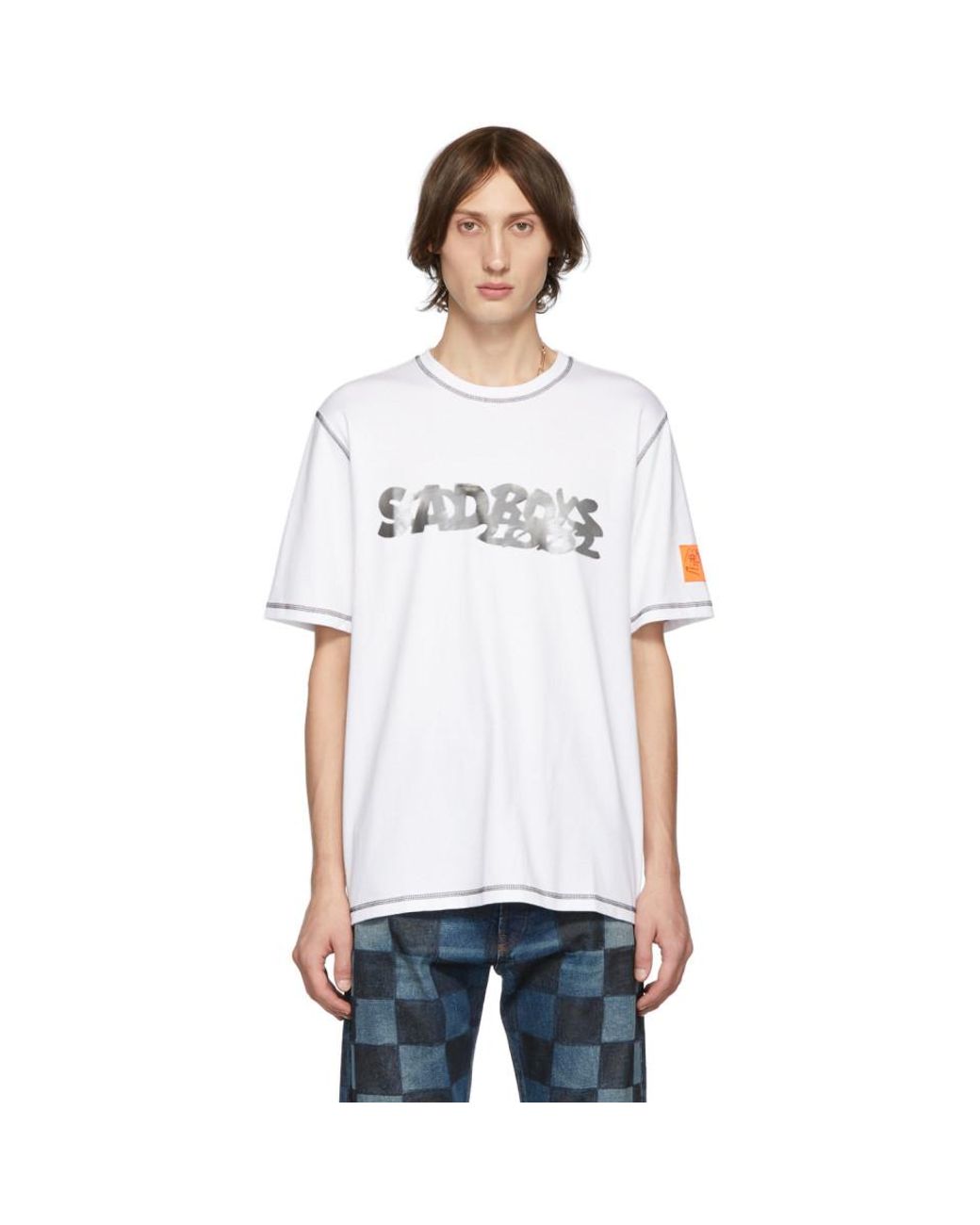 Berri Ambiguo prestar Converse White Sad Boys One Wish Edition T-shirt for Men | Lyst