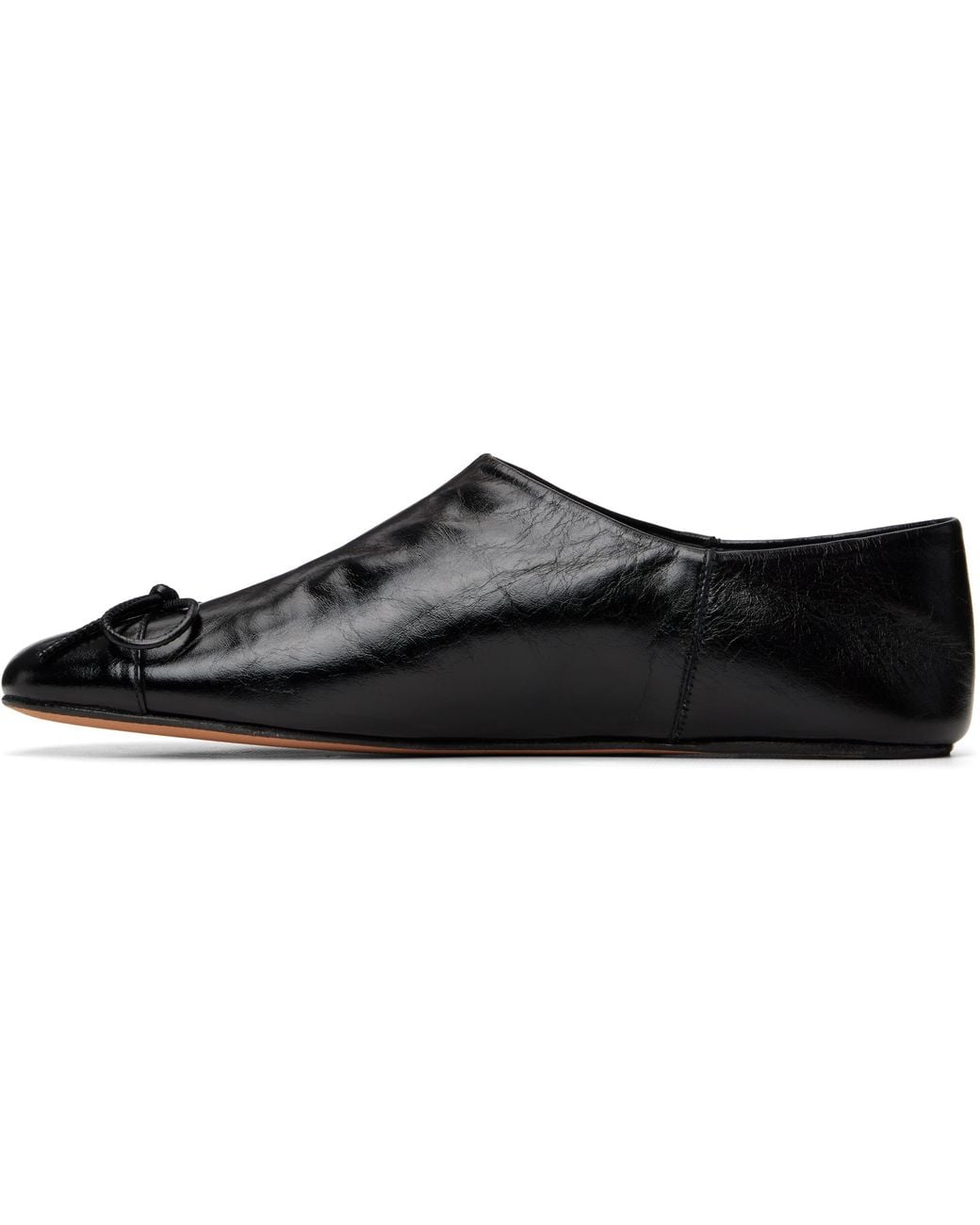 Abra Black Babouch Ballerina Flats