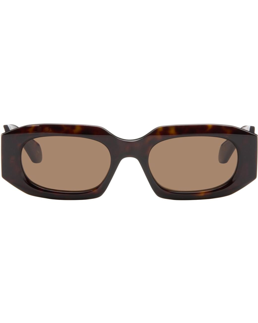 Alaïa Brown Rectangular Sunglasses