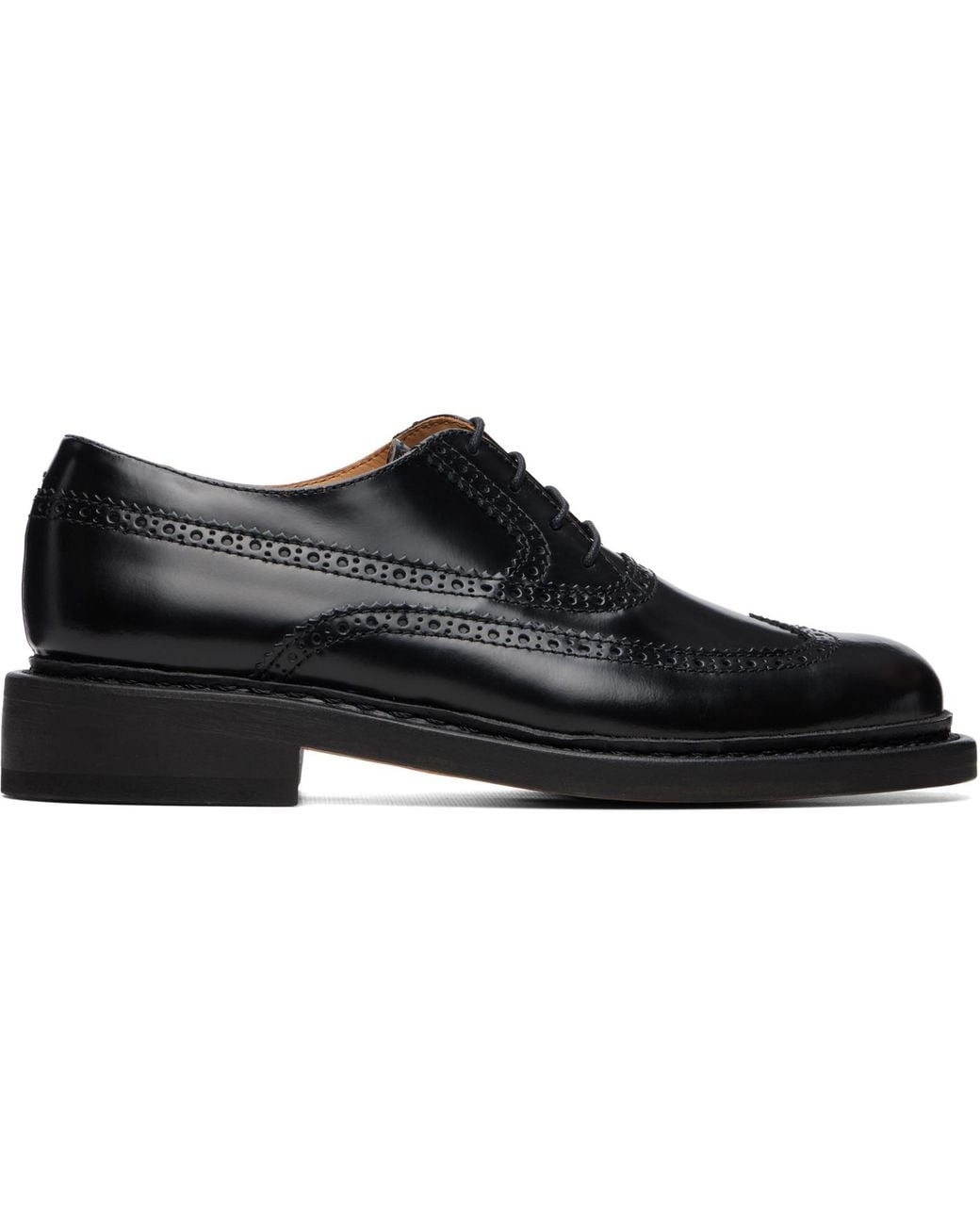 Our Legacy Black Brogue Parade Derbys
