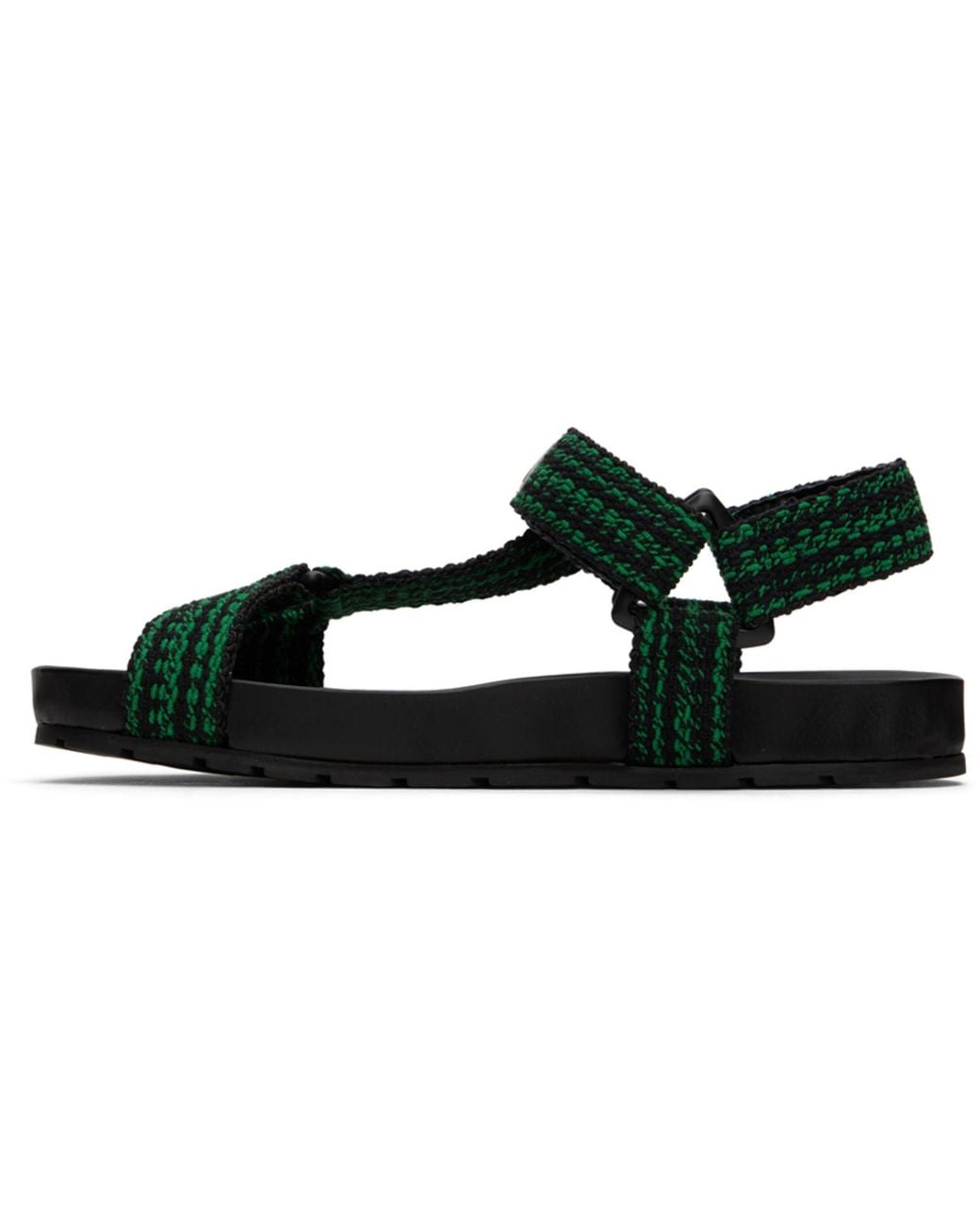 Bottega Veneta Black Trip Sandals for men