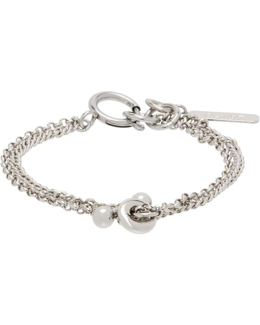 Justine Clenquet Metallic Georgie Bracelet for men
