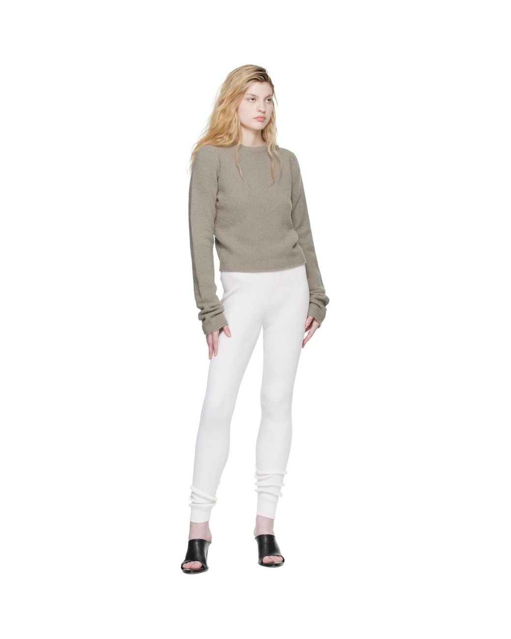 Rier Multicolor Taupe Wool Boucle Sweater