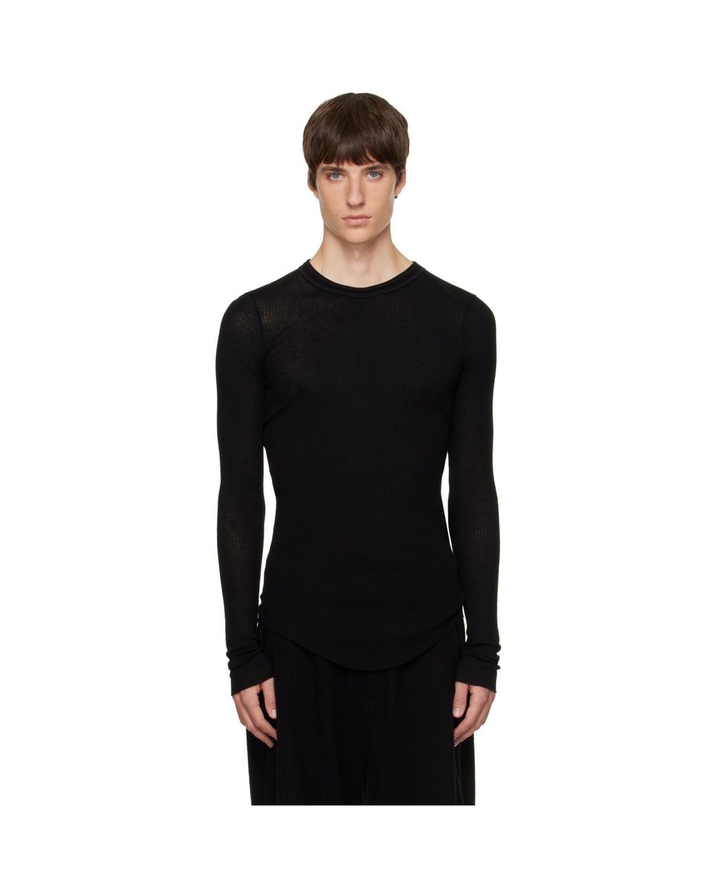 Julius Black Skinny T-Shirt for men