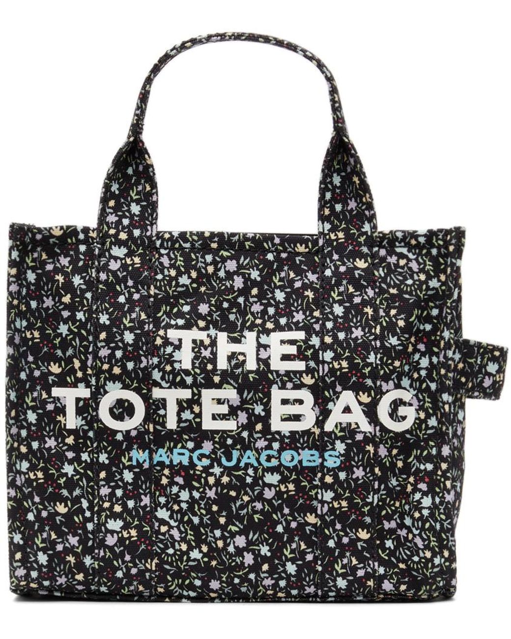 Marc Jacobs The Ditsy Floral Mini Tote Bag in Black | Lyst