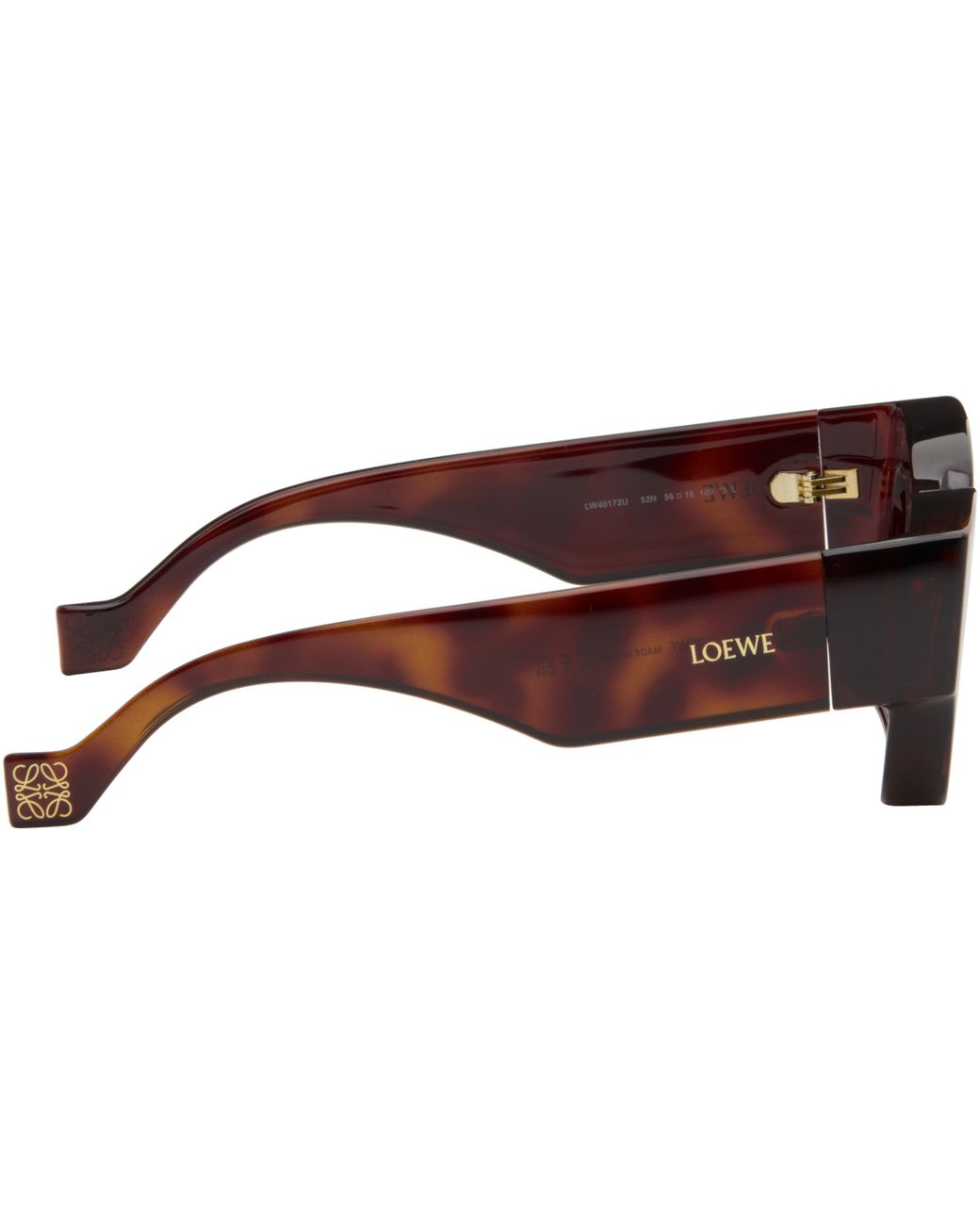 Late Ractangle Goggle Loewe Paula's Ibiza Goggle Rectangle Sunglasses in Black for Men | Lyst UK