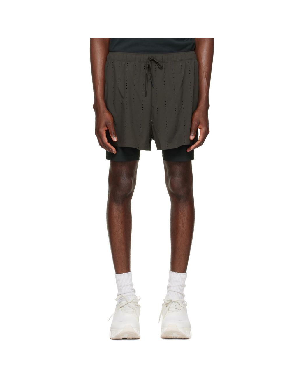 Post Archive Faction PAF Black On Edition Zero 2-In-1 Shorts for men