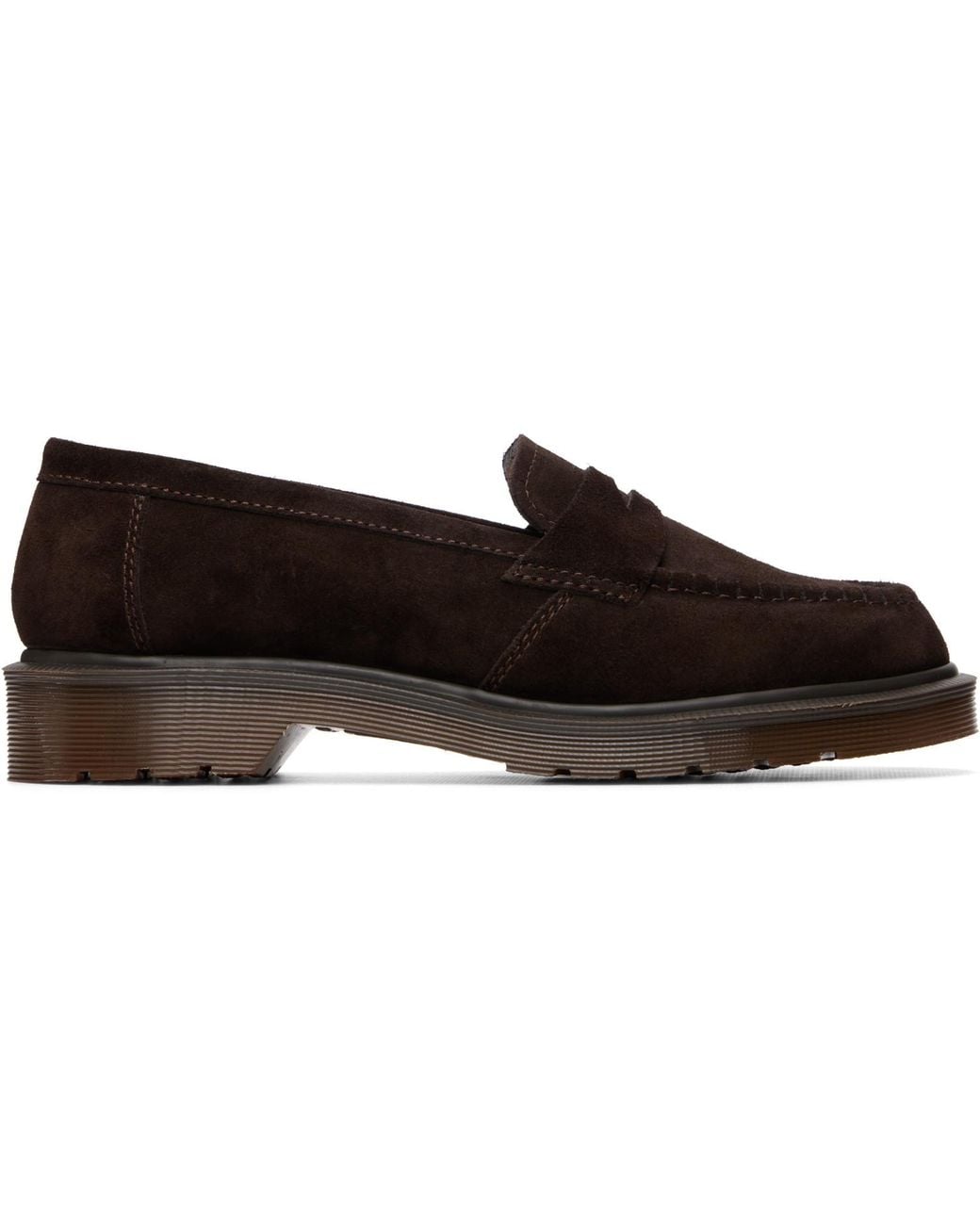 Dr. Martens Black Delapre Penny Loafers for men