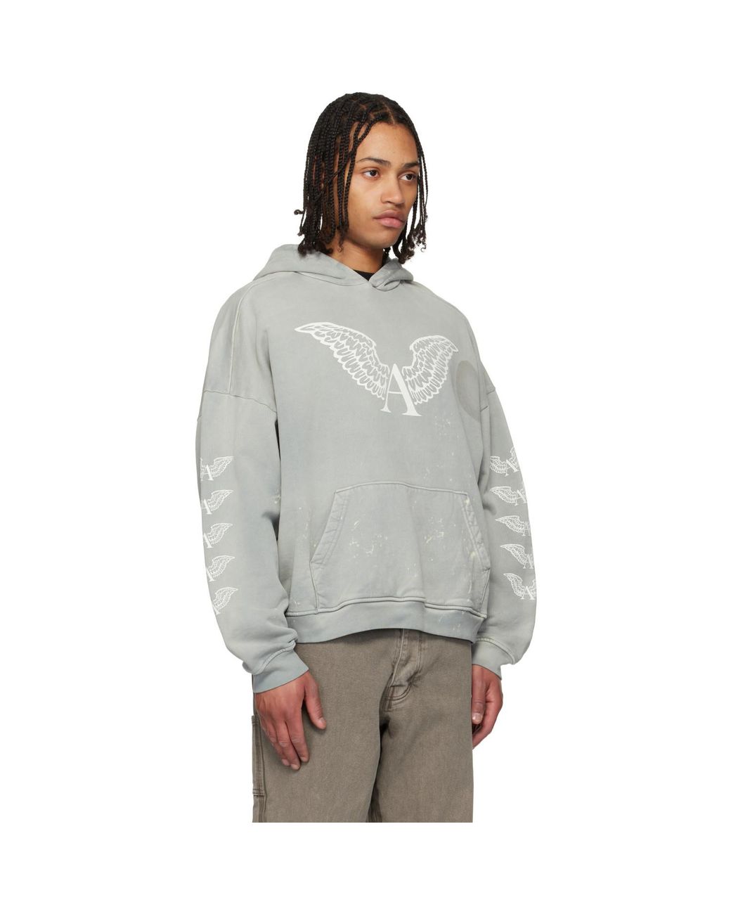 Pull À Capuche Gris À Logos ALEXANDER DIGENOVA pour homme en coloris Gray