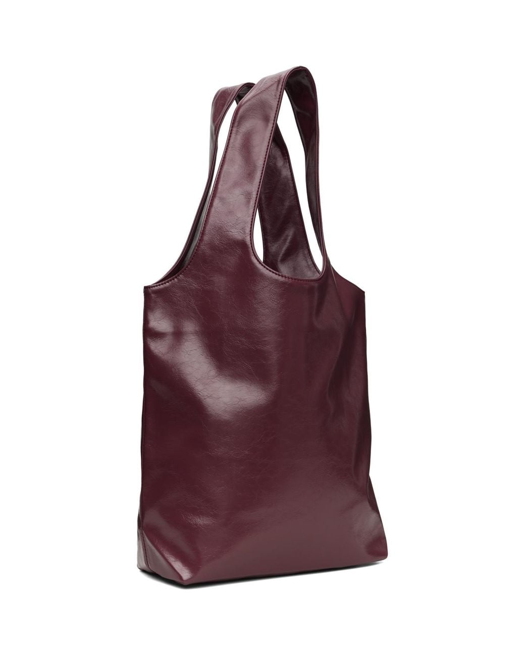 A.P.C. Purple Burgundy Ninon Small Tote