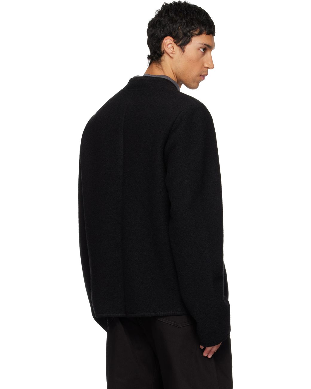 Rier Black Walker Jacket for men