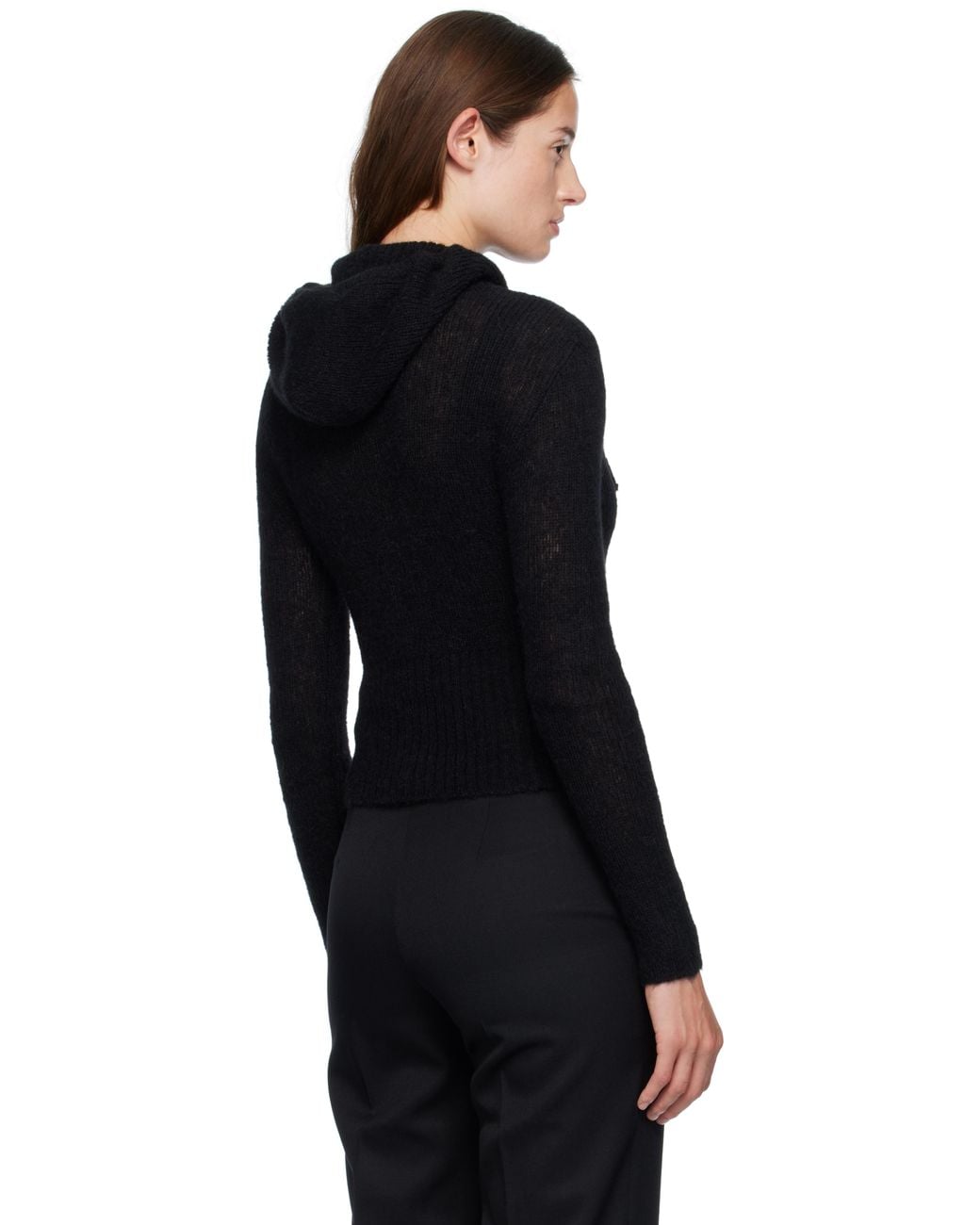 Our Legacy Black Compact Hood Cardigan