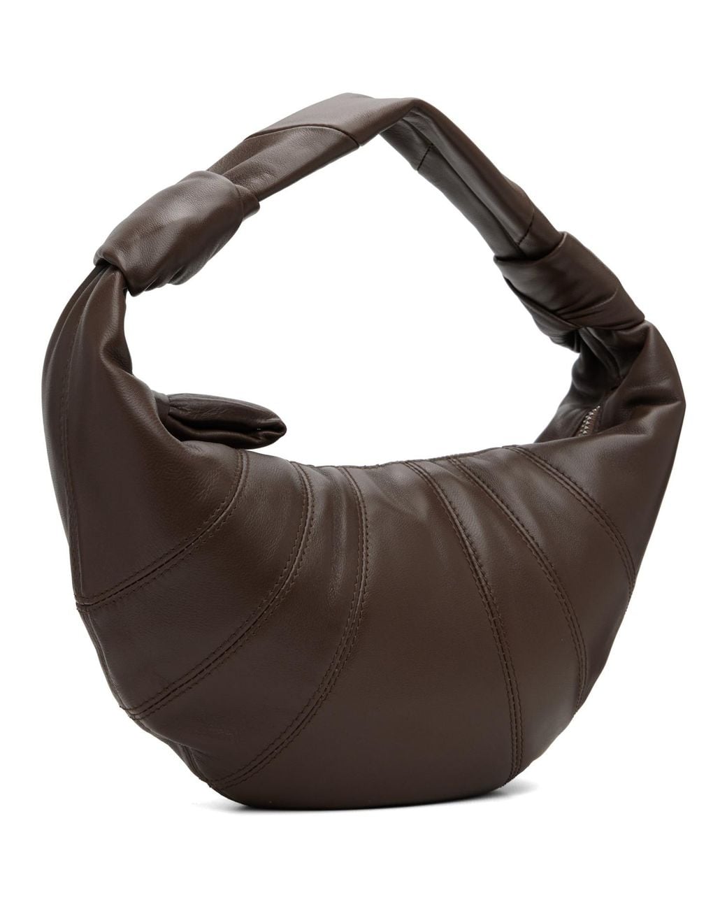 Lemaire Brown Mini Fortune Croissant Bag