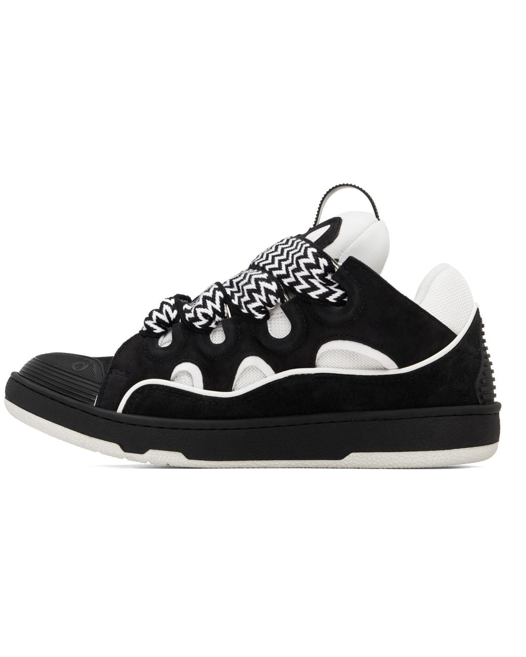 Lanvin Black Curb Sneakers for men