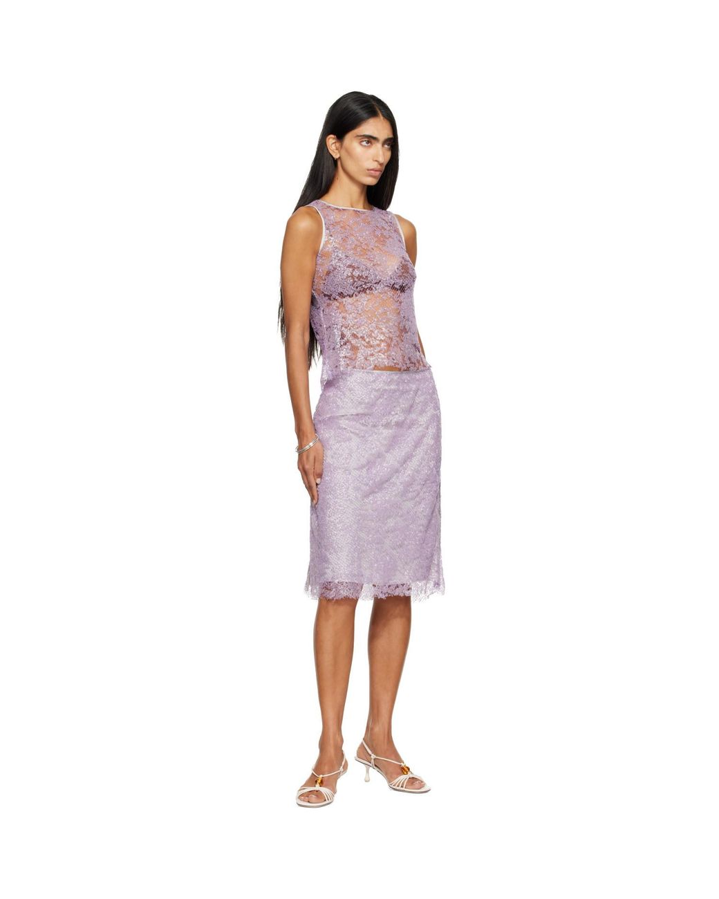 RESCHA Purple Ssense Exclusive Anu Top