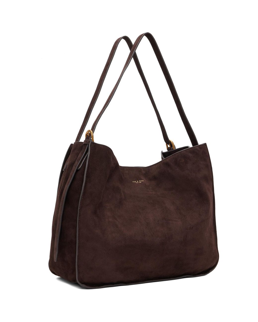 Rag & Bone Brown River Suede Tote