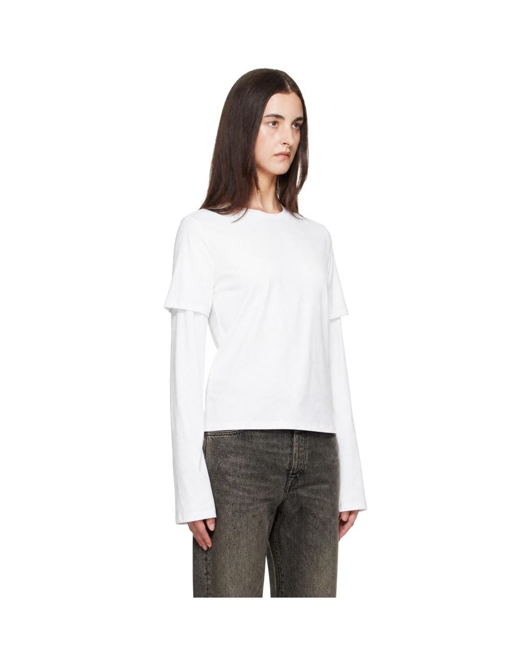 Still Here White 2Tee Long Sleeve T-Shirt
