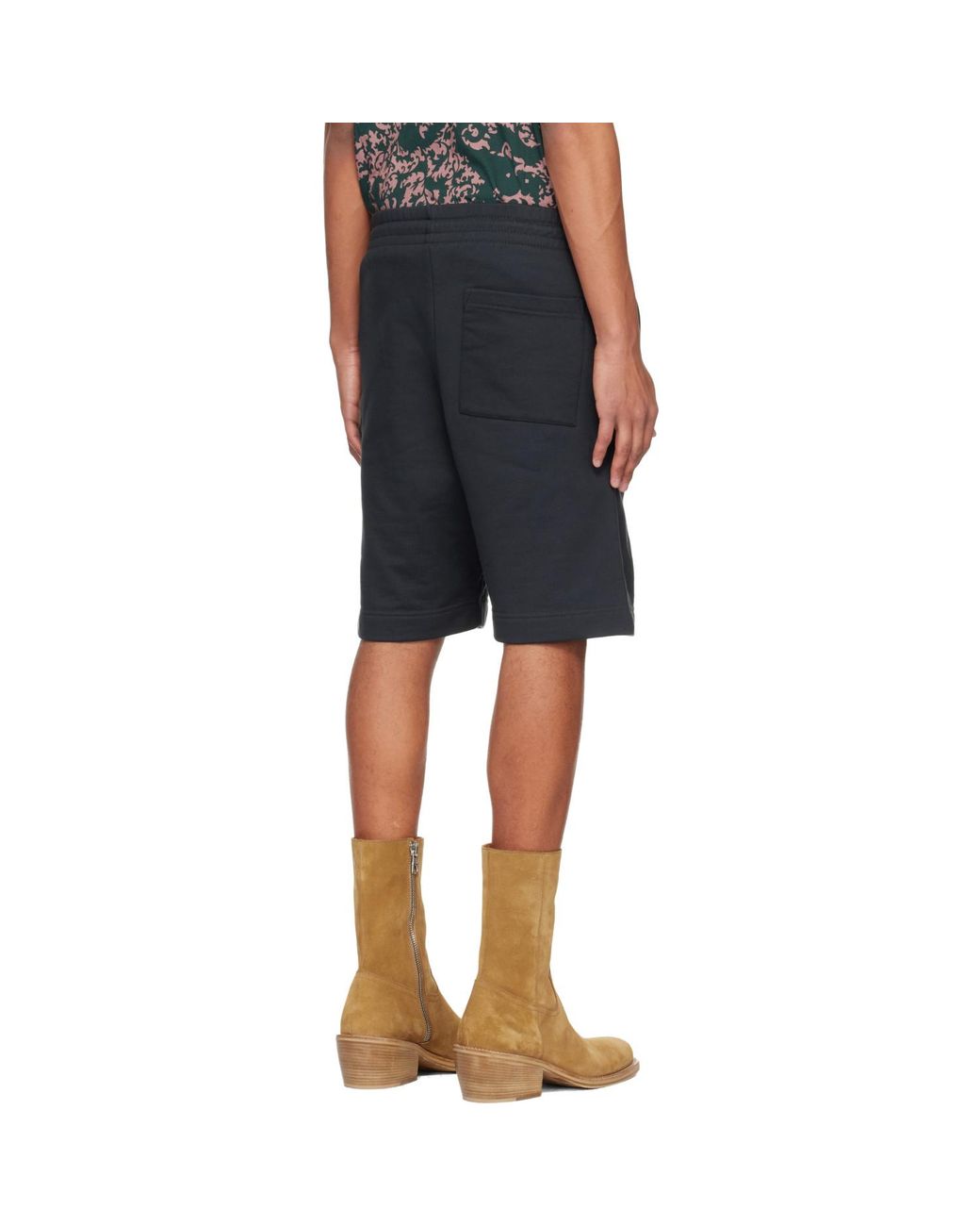 Dries Van Noten Blue Drawstring Shorts for men