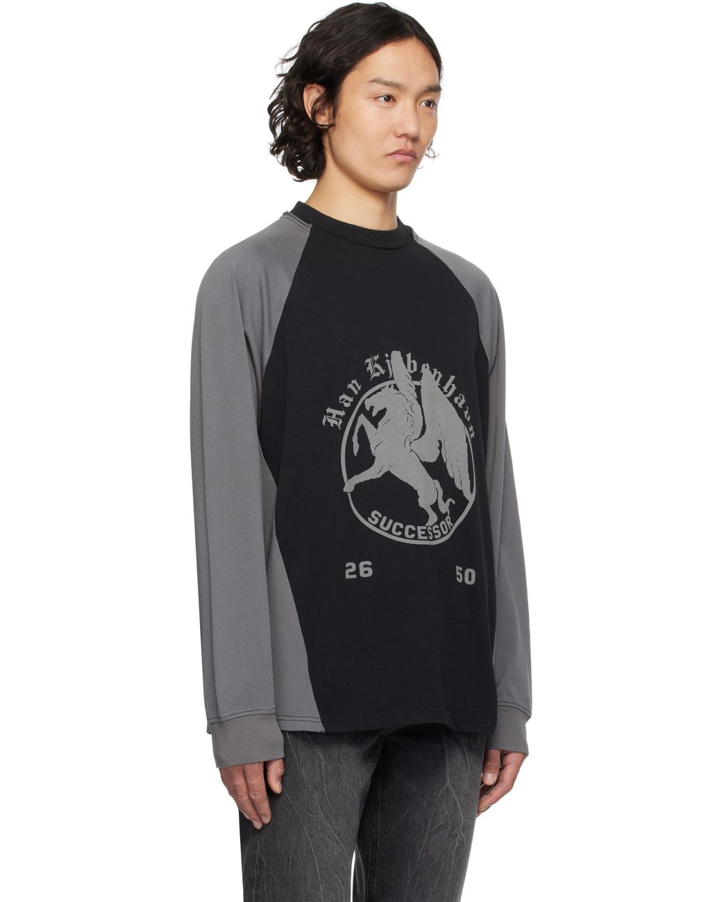 Han Kjobenhavn 'Successor' Printed Long Sleeve T-Shirt in