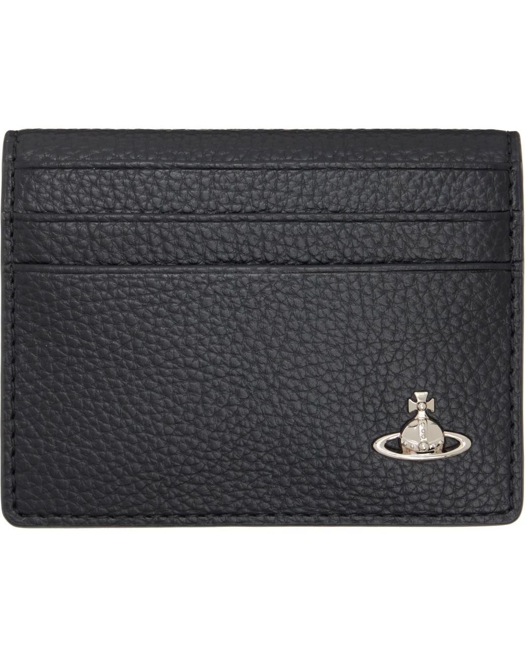 Vivienne Westwood Black Bifold Card Holder for men