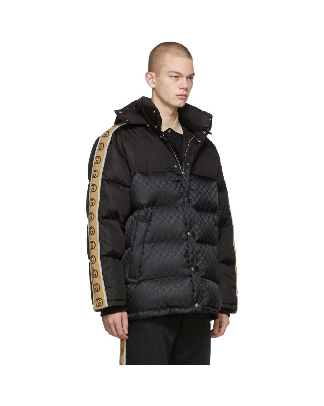 gucci-black-Black-Down-GG-