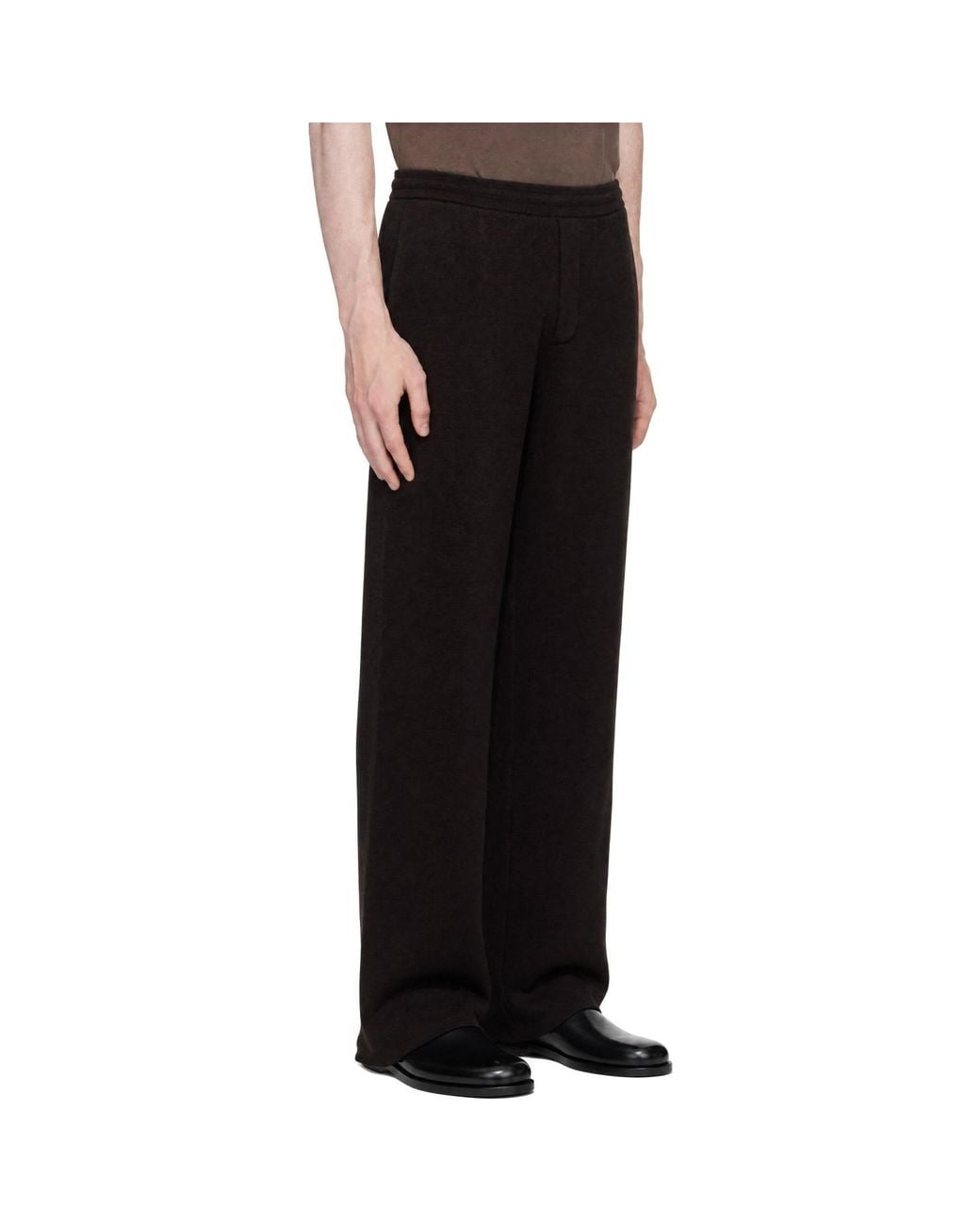 Lisa Yang Black Parker Trousers for men