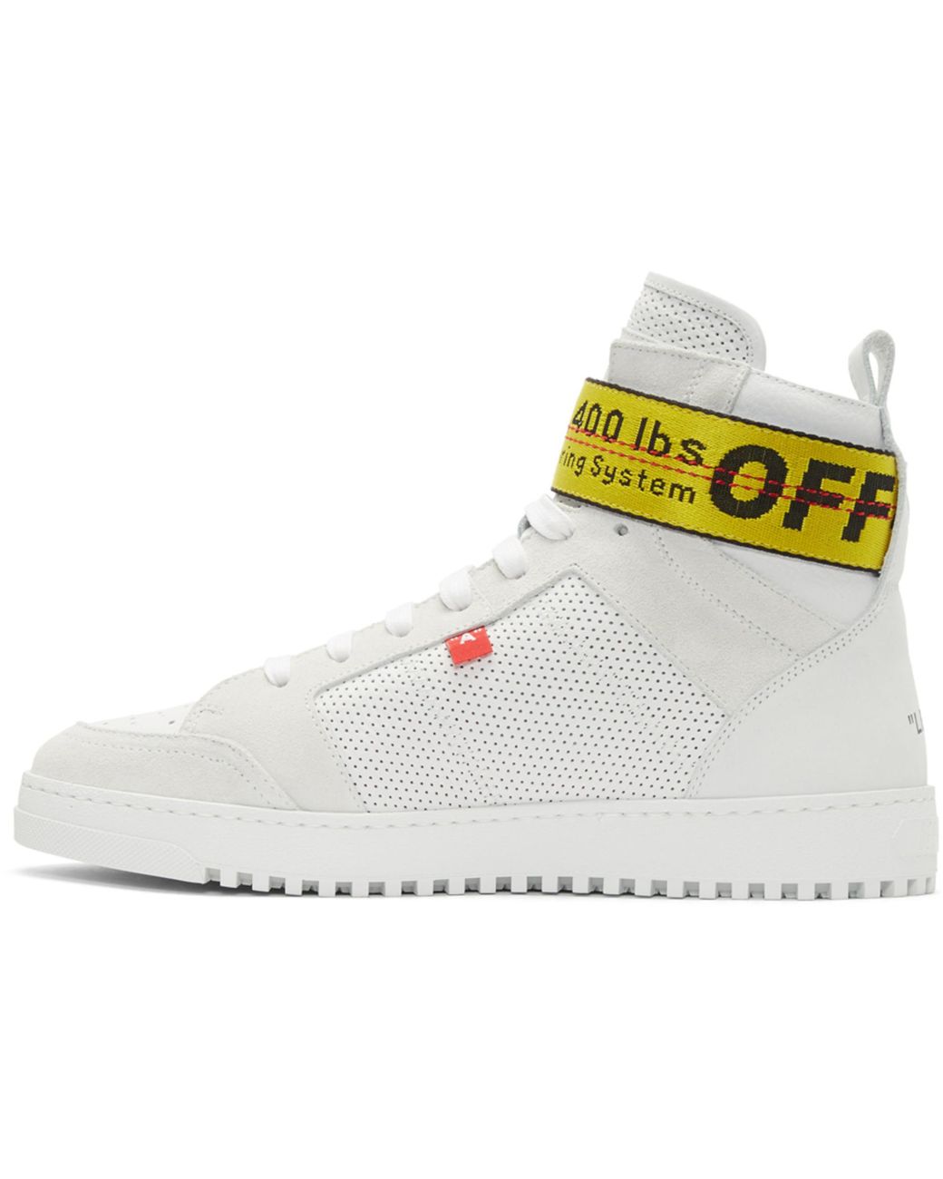 Off-White c/o Virgil Abloh White Belt High-top Sneakers for Men | Lyst