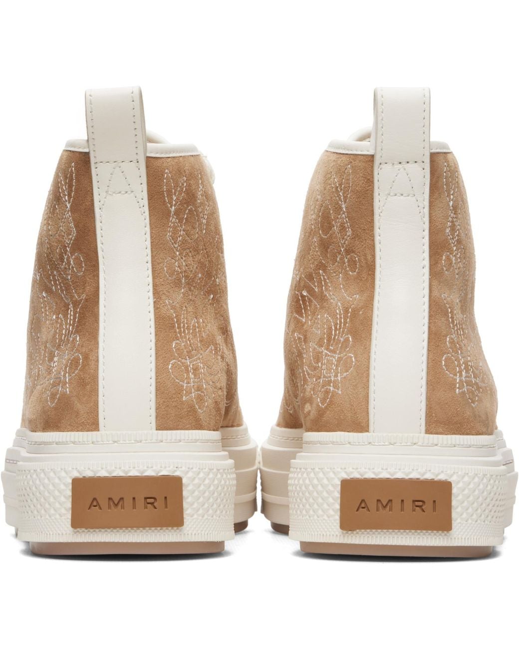 Amiri Natural Western Ma Court Hi Sneakers for men