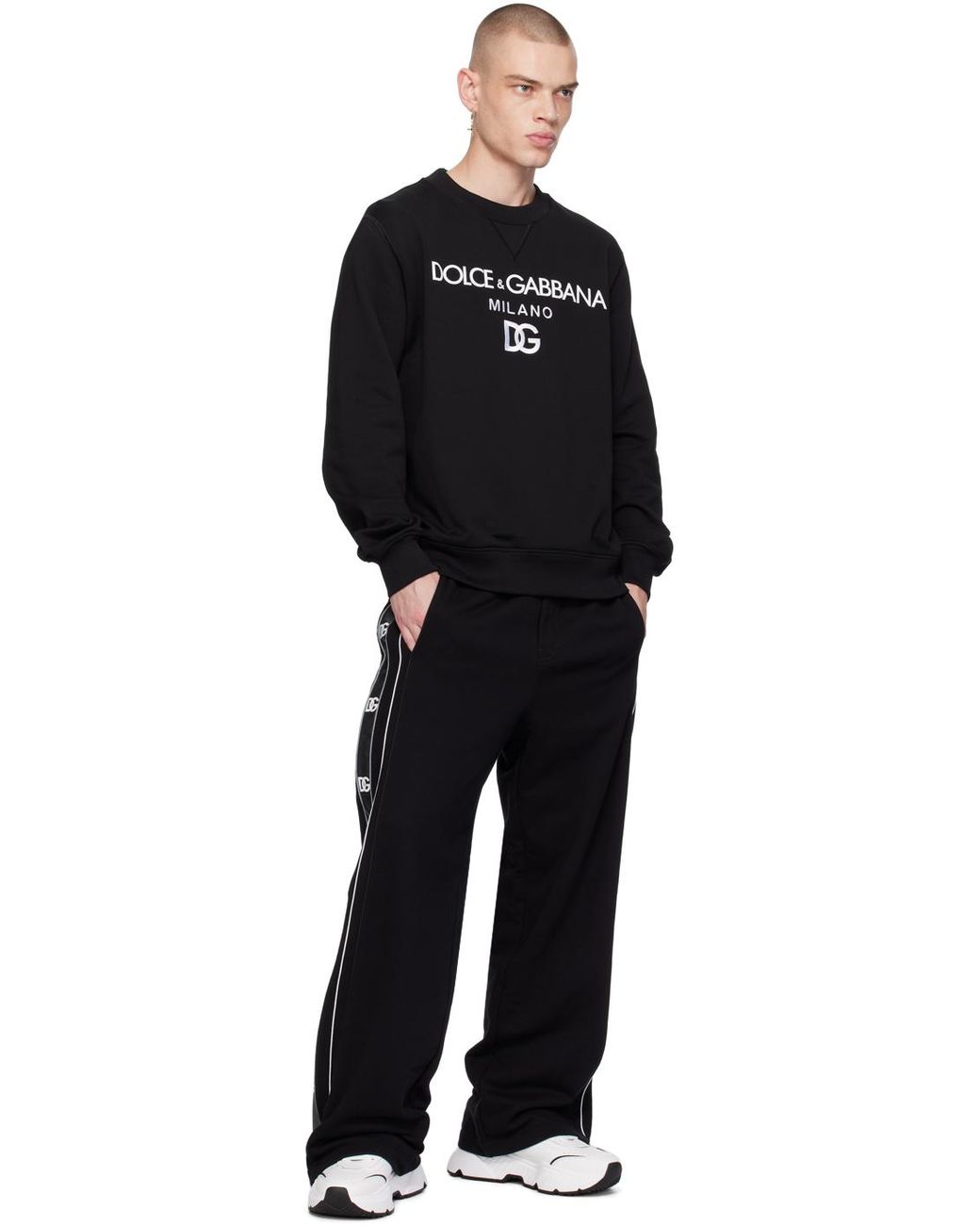 メンズ Dolce & Gabbana ゴールド& クロス シングルピアス メンズ Dolce & Gabbana ゴールド& クロス シングルピアス