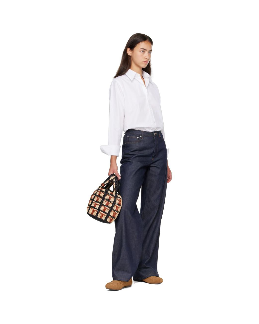 A.P.C. Multicolor Pecan Tote
