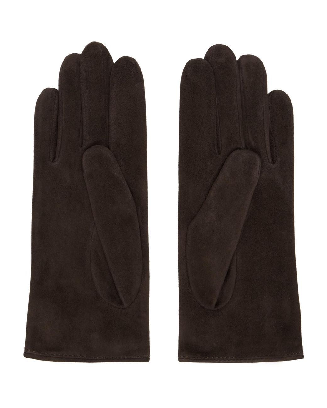 Handsome Stockholm Brown Essentials Suede Gloves