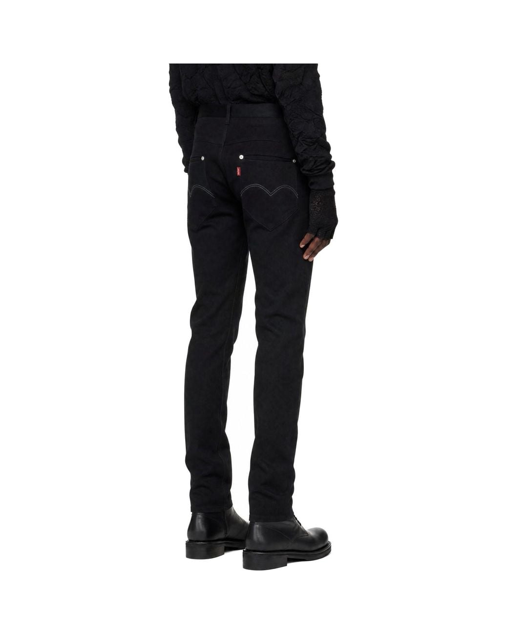 Junya Watanabe Black Levi's Edition Wool Trousers for men