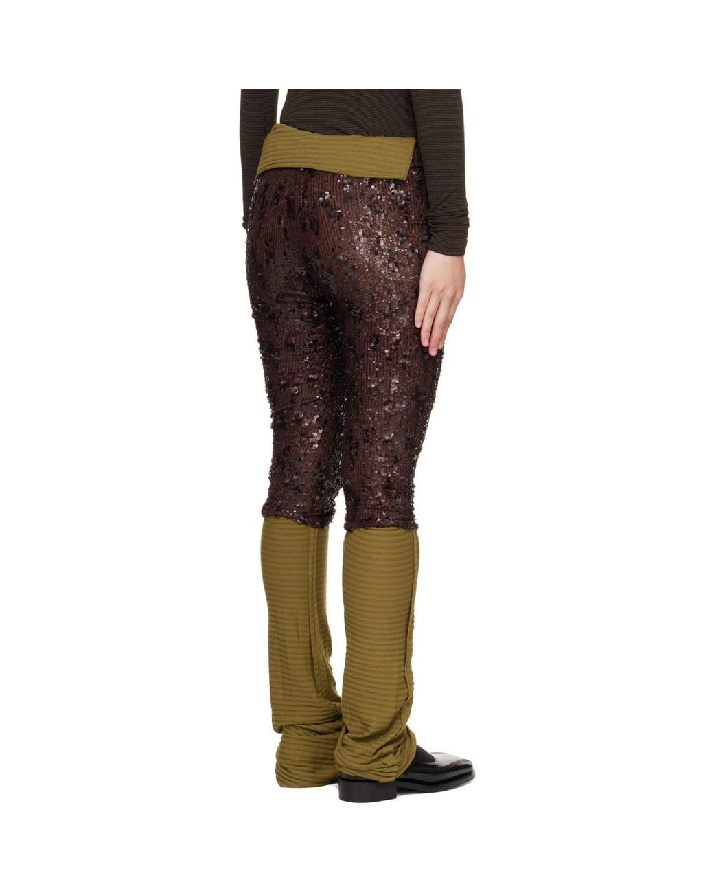 Edward Cuming Multicolor Khaki & Jazz Leggings