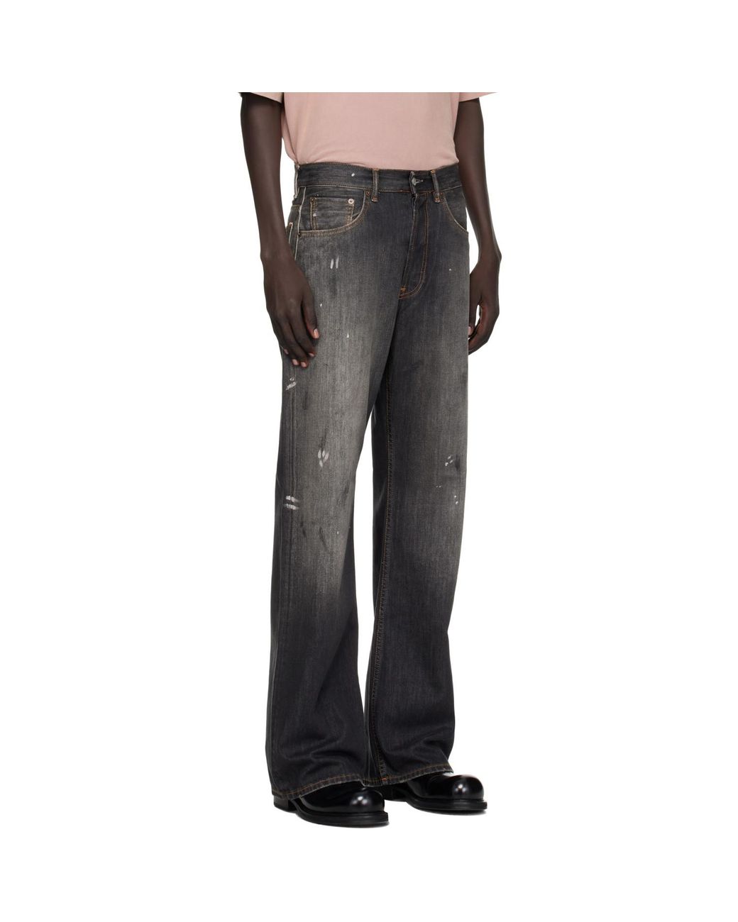 Acne Black Regular Fit 2021M Jeans for men