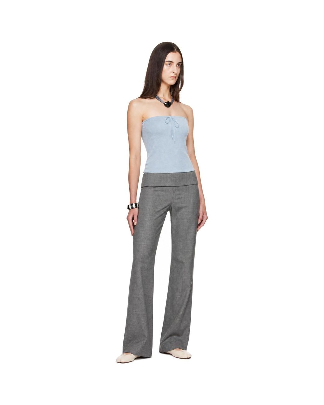St. Agni Gray Studio Trousers