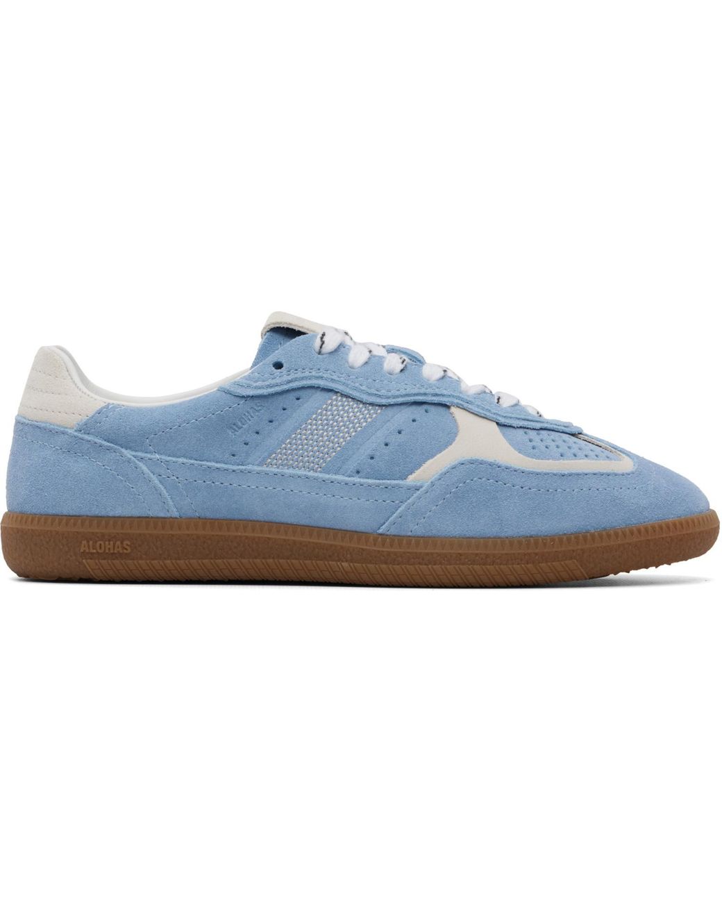 Alohas Blue Tb.490 Rife Suede Leather Sneakers