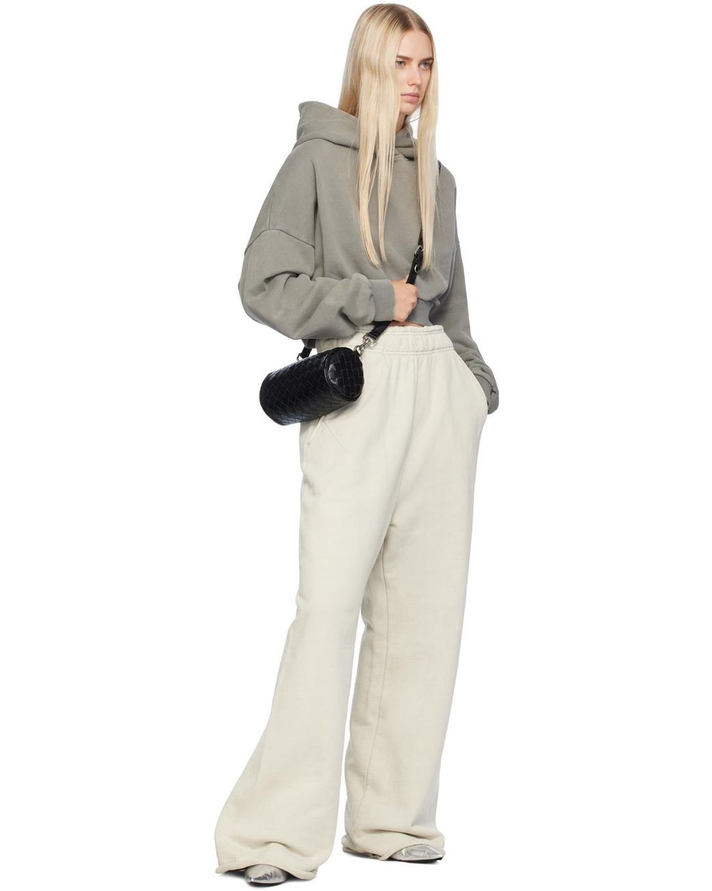 Entire studios Cropped Heavy Hoodie in Natural | Lyst Entire studios Cropped Heavy Hoodie in Natural | Lyst