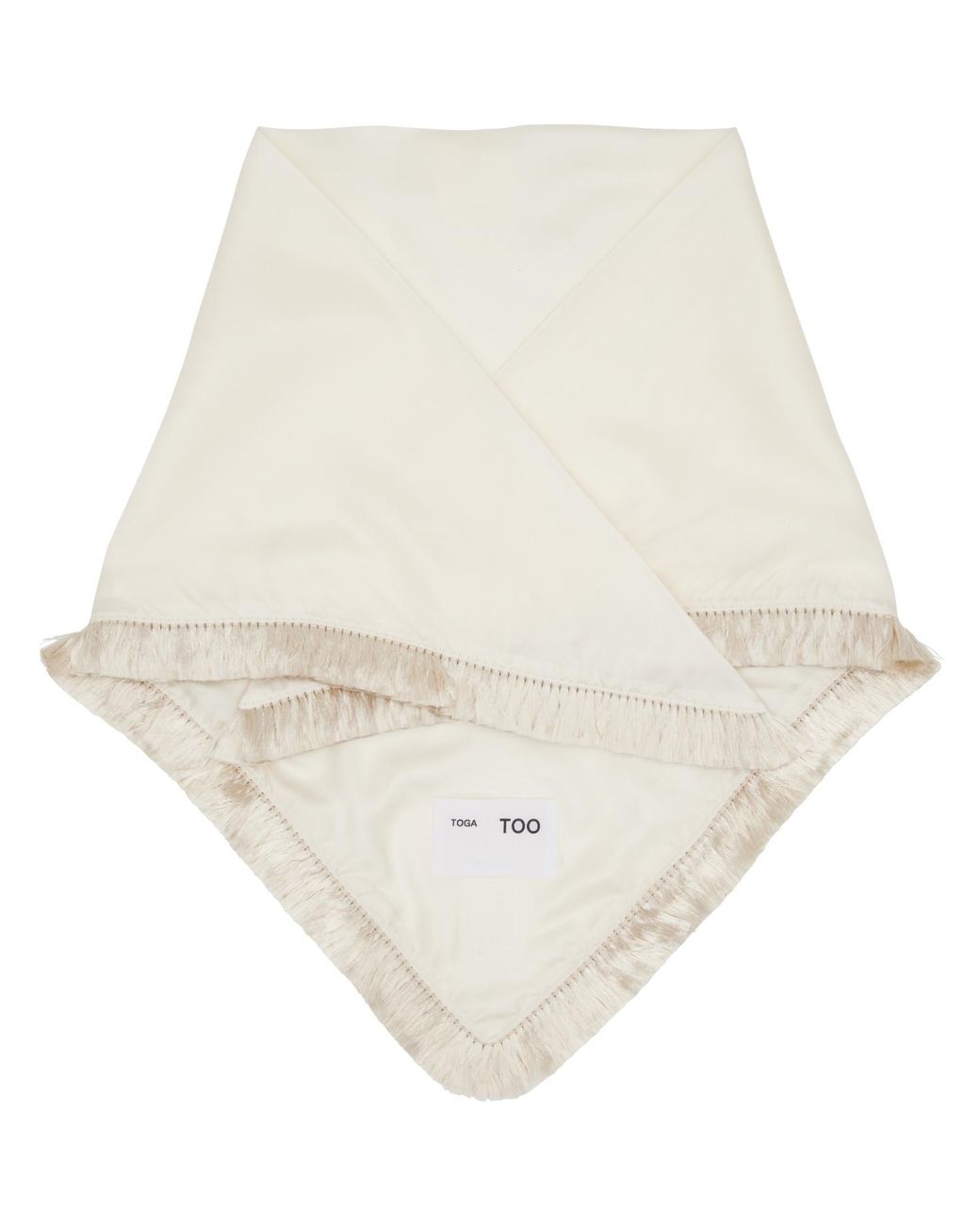 Toga Natural Off- Fringe Scarf