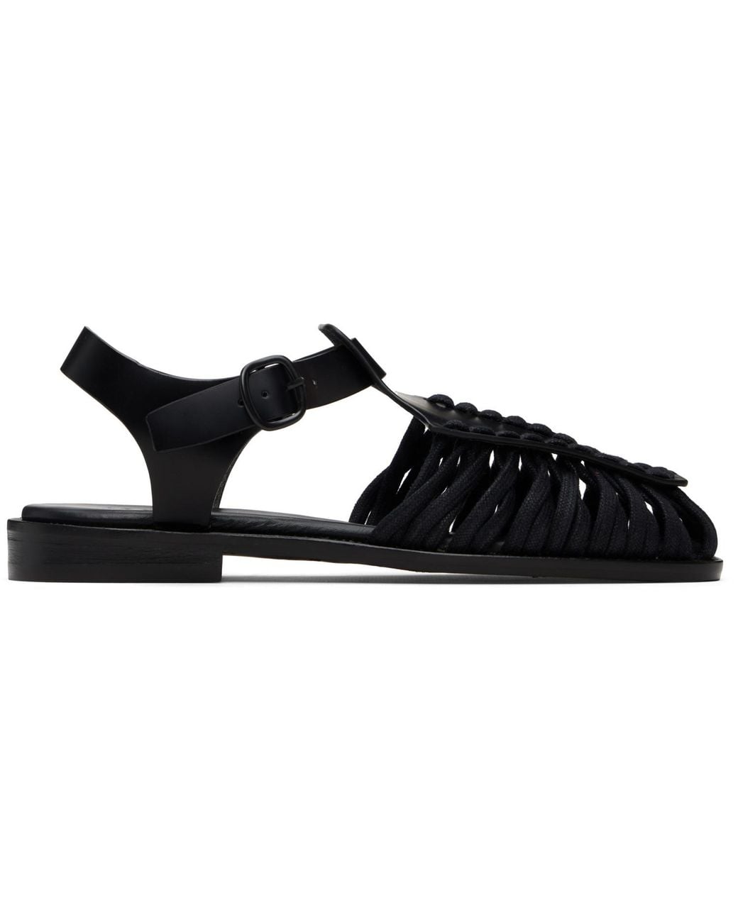 Hereu Black Alaro Sandals