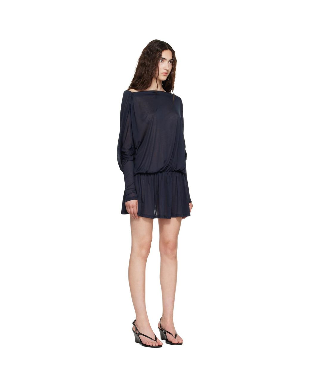 Belle Anna Blue Alder Minidress