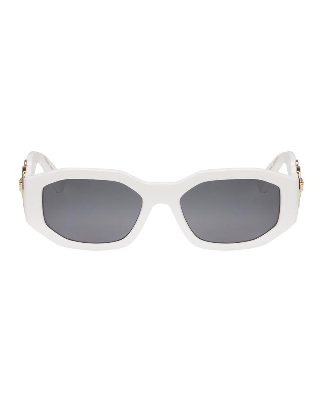 White medusa cheap biggie sunglasses