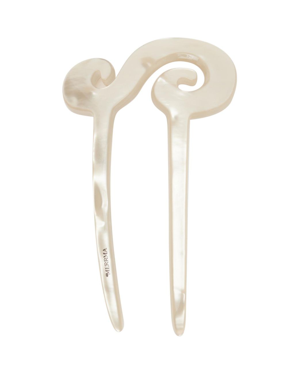 MERRMA Natural Ssense Exclusive Off- Spiral French Hair Pin