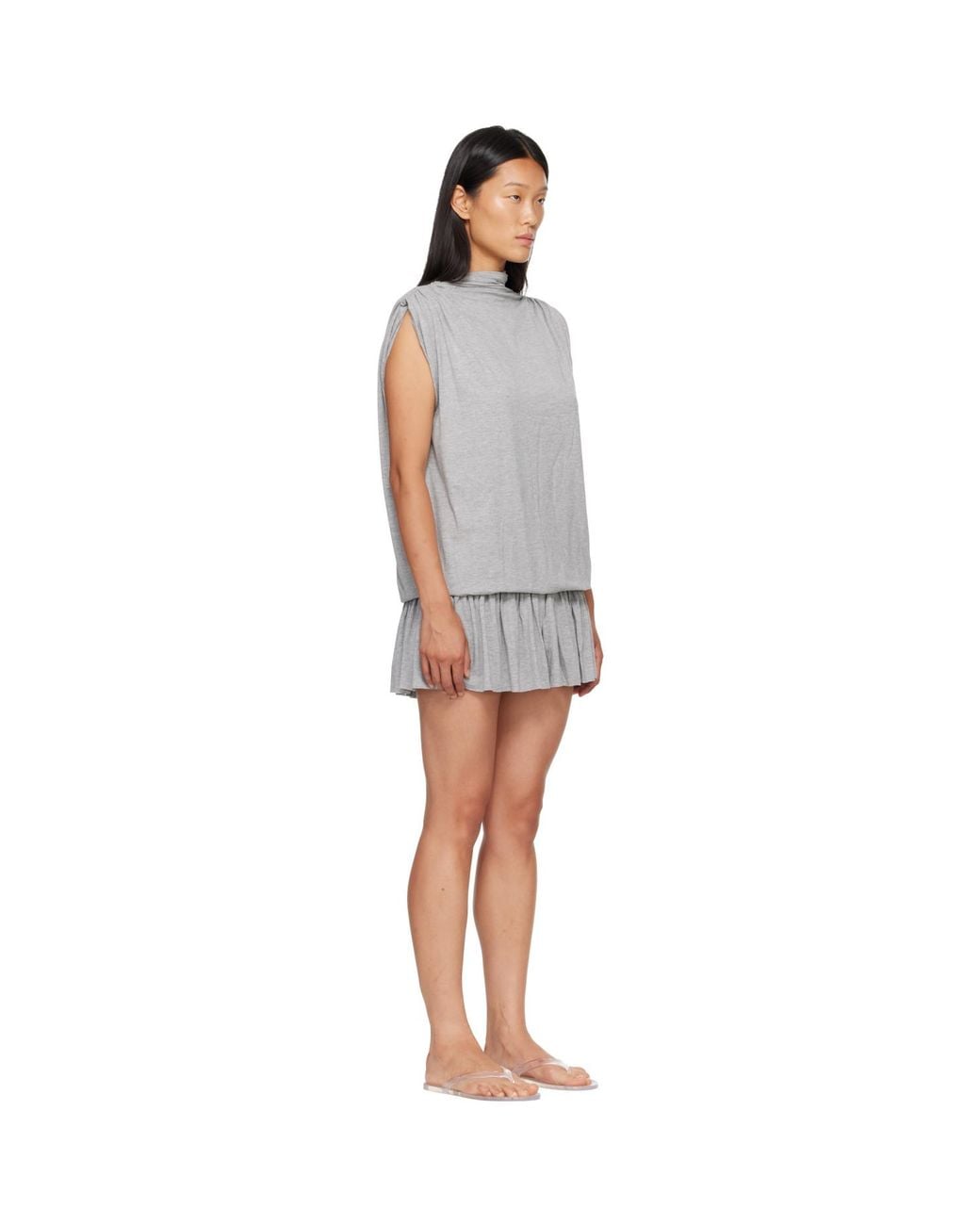 GIMAGUAS Gray Bombi Minidress