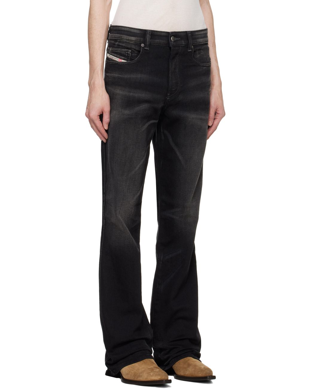 DIESEL Bootcut 1998 D-Buck Jeans in Black for Men | Lyst