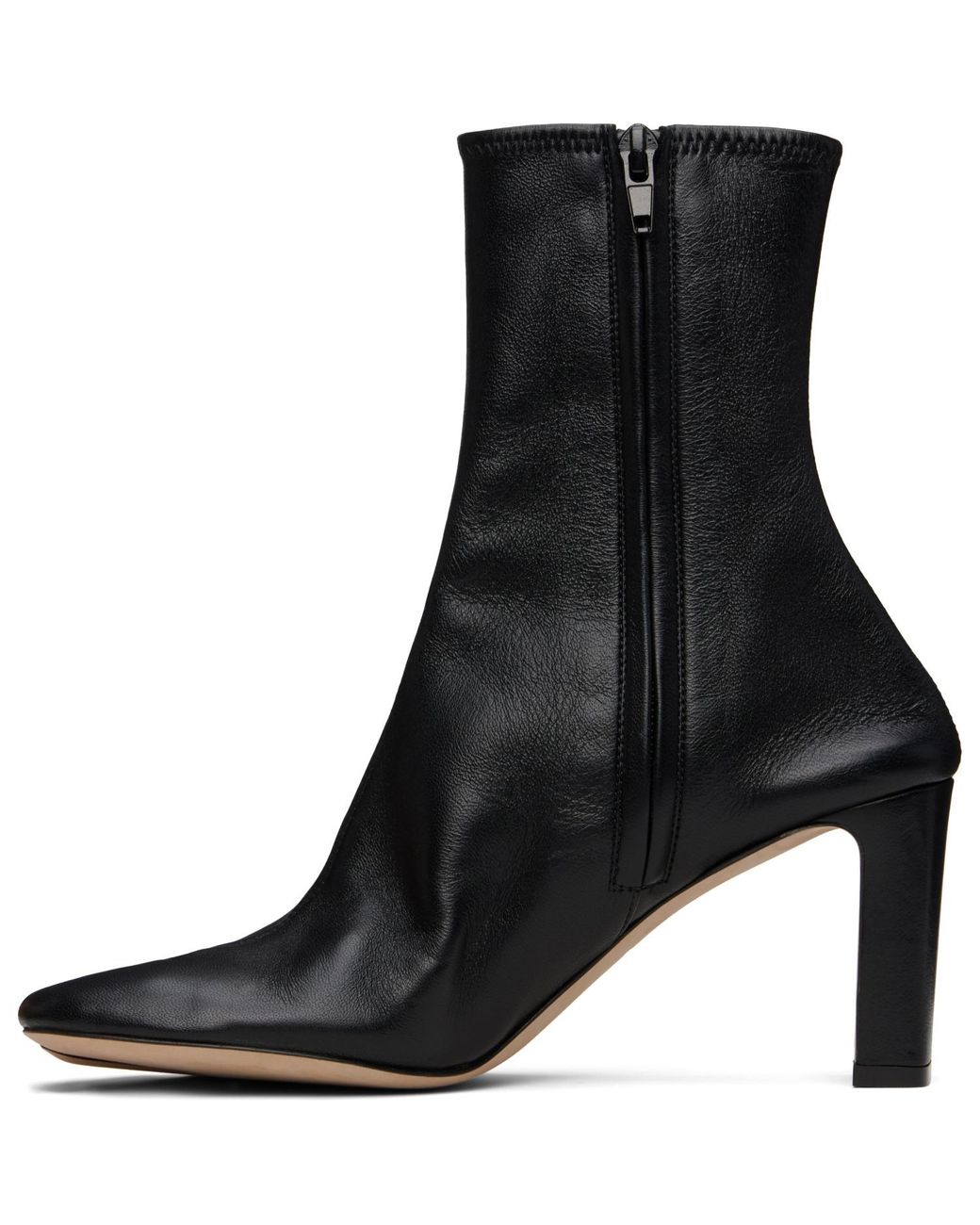Christen Black Ssense Exclusive Tabi Stretch Boots