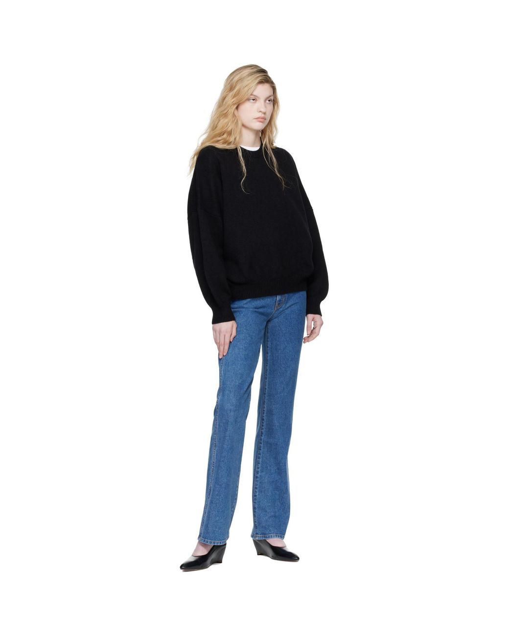 Khaite Blue Danielle Stretch Jeans
