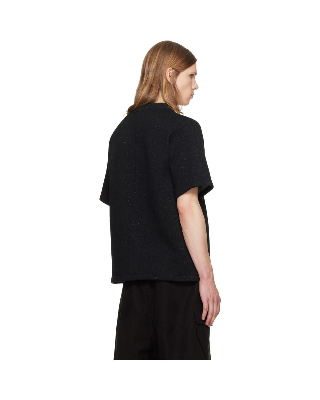 Rick Owens Black Tower Brad T-Shirt for men